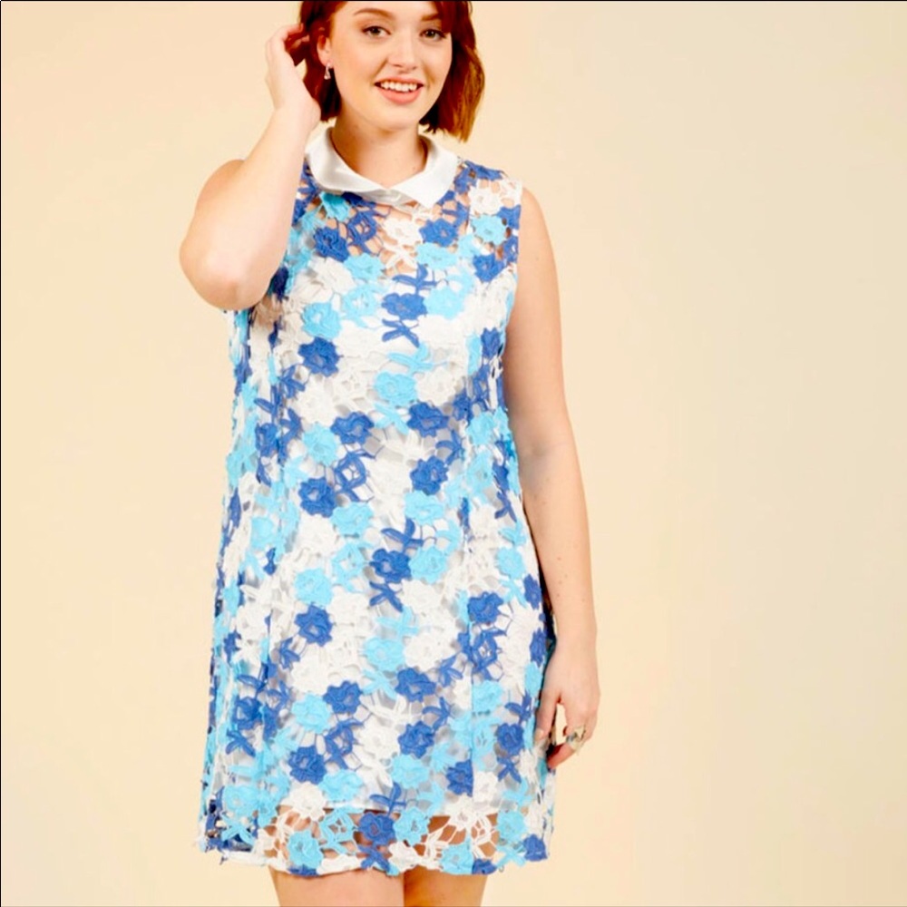 ModCloth “unrivaled arrival” lace shift dress